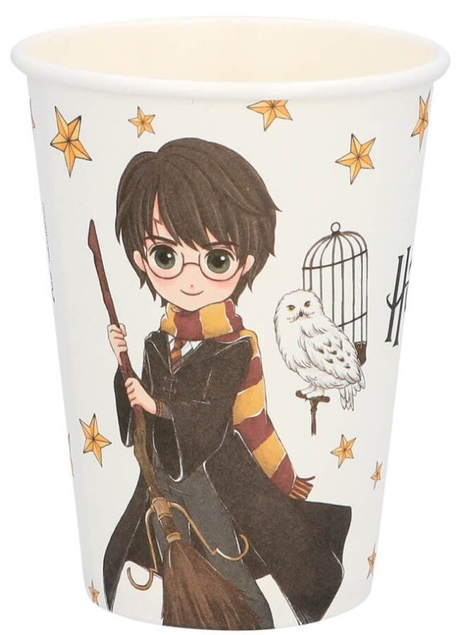 Kubeczki Papierowe Harry Potter Hedwiga 8 sztuk
