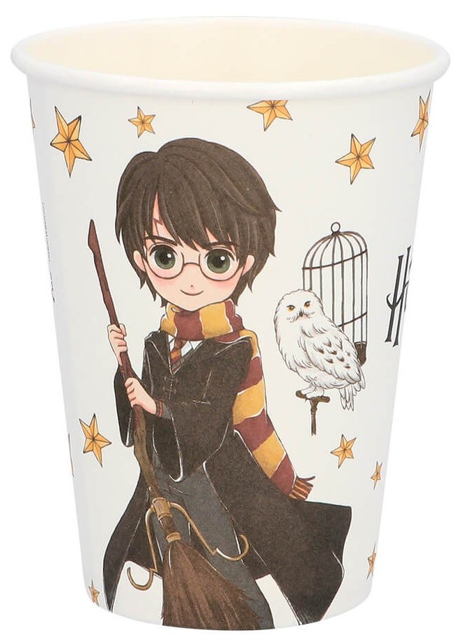 Kubeczki Papierowe Harry Potter Hedwiga 8 sztuk