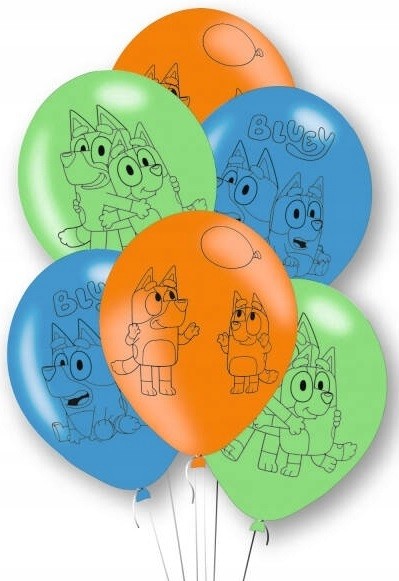 Balony lateksowe BLUEY