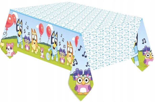 Obrus papierowy Piesek Bluey 120x180 cm