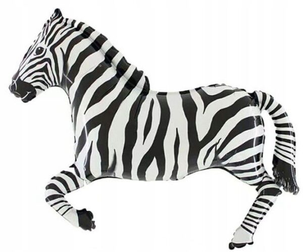 Balon Foliowy Zebra Safari 55 cm