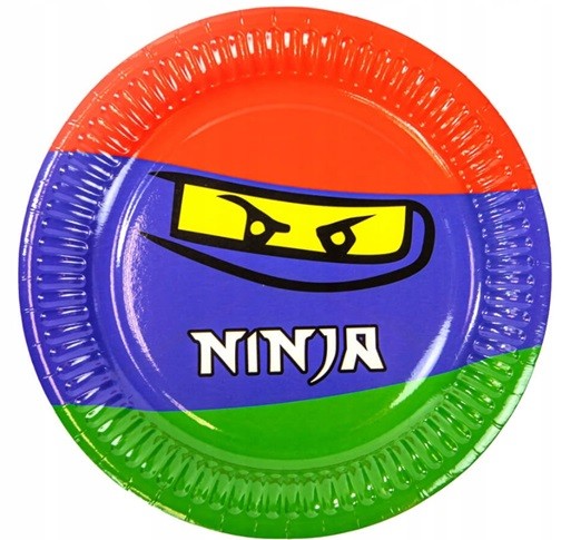 talerzyki urodzinowe ninja