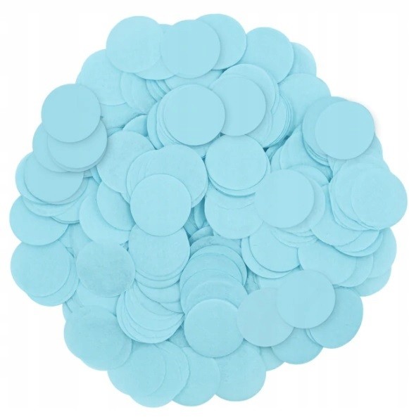 Konfetti papierowe niebieskie 15 g Baby Shower Boy