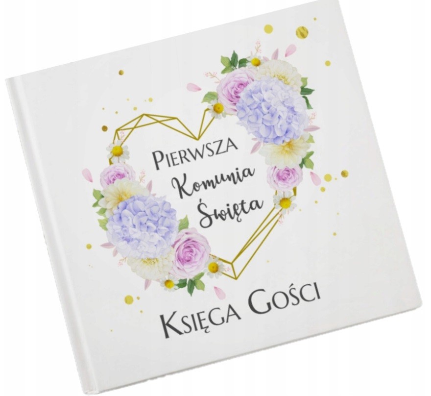 księga gości komunia święta