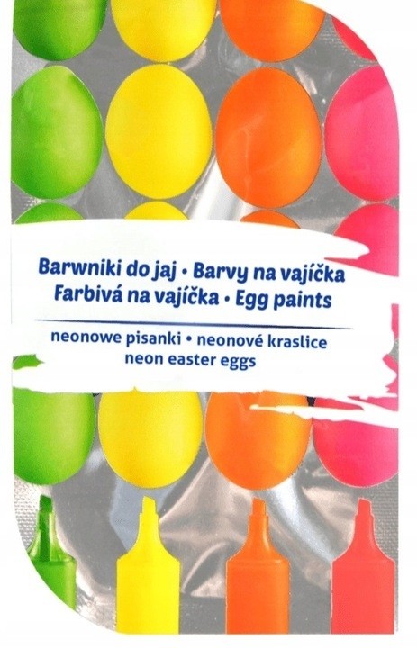 Barwniki do jajek neonowe Pisanki Dekoracje WKL-053