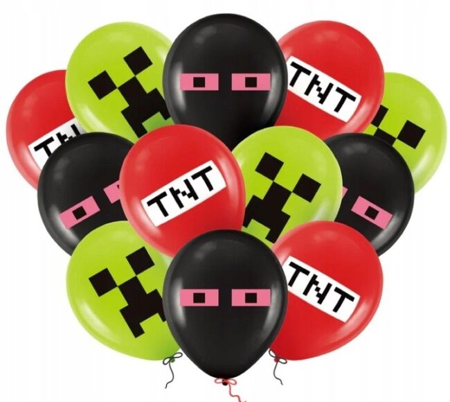 Balony gamingowe Piksele