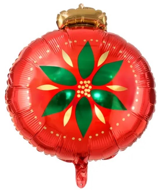 Balon foliowy świąteczny Bombka 45 cm