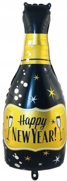 Balon foliowy Szampan Happy New Year