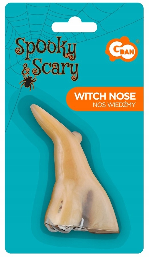 Sztuczny nos wiedźmy 8 cm Strój Halloween HAL-043 - obrazek 2