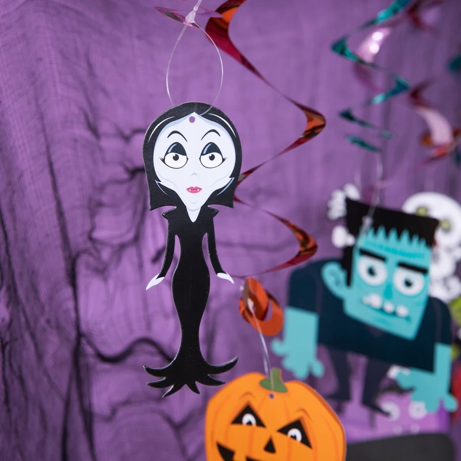 Świderki Dekoracja wisząca na Halloween Monsters Potwory 6 sztuk HAL-075B - obrazek 3