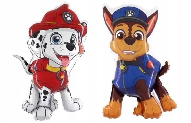 Zestaw Balony Psi Patrol Chase Skye Urodziny Imię - obrazek 3