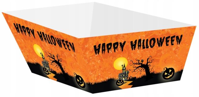 Pudełka na chipsy Nawiedzony Dom Halloween 4 sztuki HAL-055