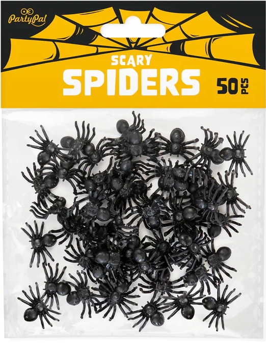 Konfetti na Halloween Pająk Pająki 50 sztuk HAL-090 - obrazek 2