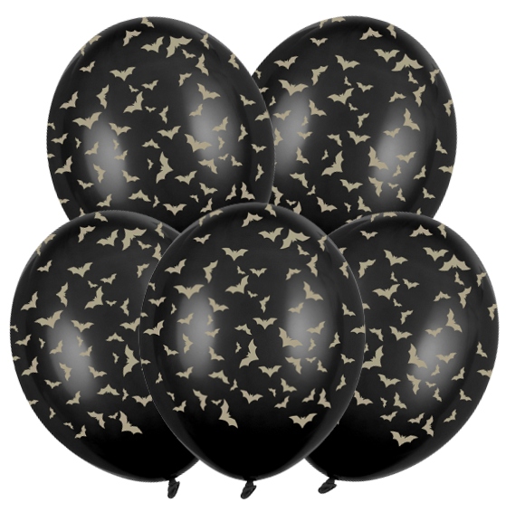 balony w nietoperze halloween