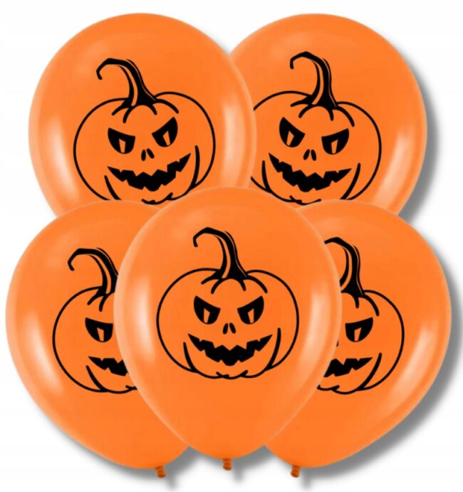 Balony lateksowe na Halloween Dynia
