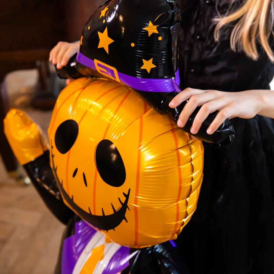 Balon foliowy stojący Pan Dynia 155 cm Halloween HAL-179 - obrazek 4