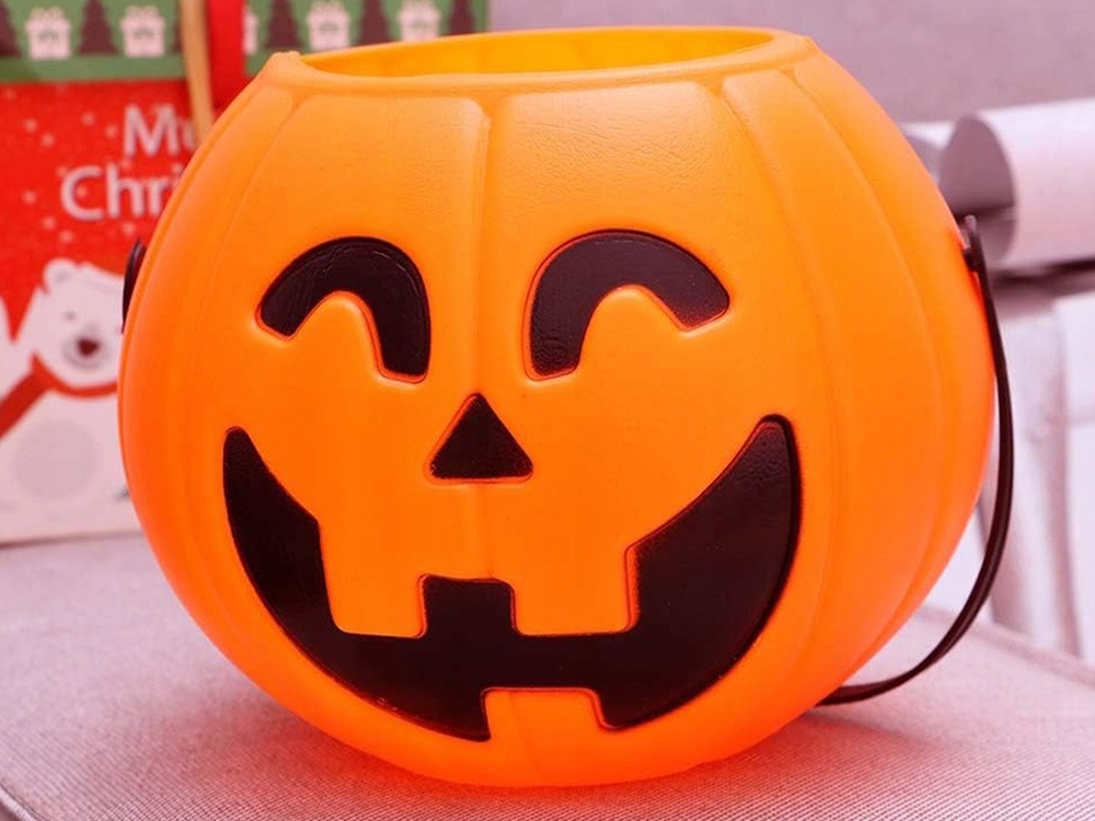Wiaderko DYNIA Pojemnik na cukierki słodycze Halloween 15x13 cm HAL-151 - obrazek 4