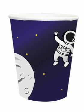 Kubeczki Kosmos Planety 6 sztuk Urodziny