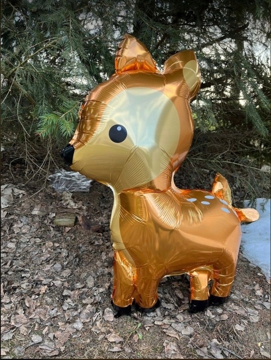 Zestaw Balonów Balony na 1 Urodziny Zwierzęta Leśne - obrazek 4