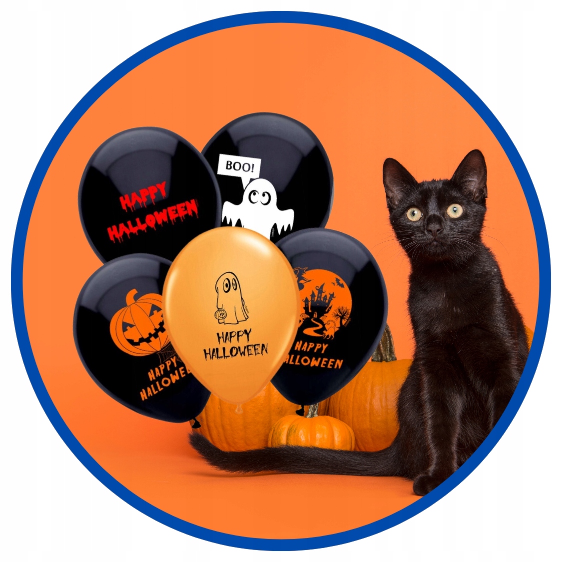 Zestaw balonów na HALLOWEEN baner kurtyna dekoracje HAL-200 - obrazek 6
