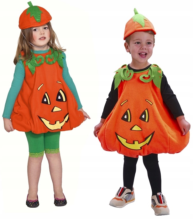 Strój Kostium dla dzieci DYNIA na Halloween 92/104 cm HAL-172