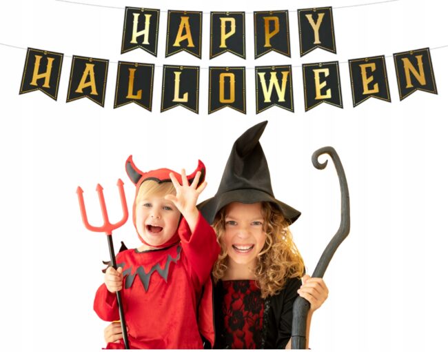 Baner Girlanda papierowa HAPPY HALLOWEEN 250 cm HAL-086