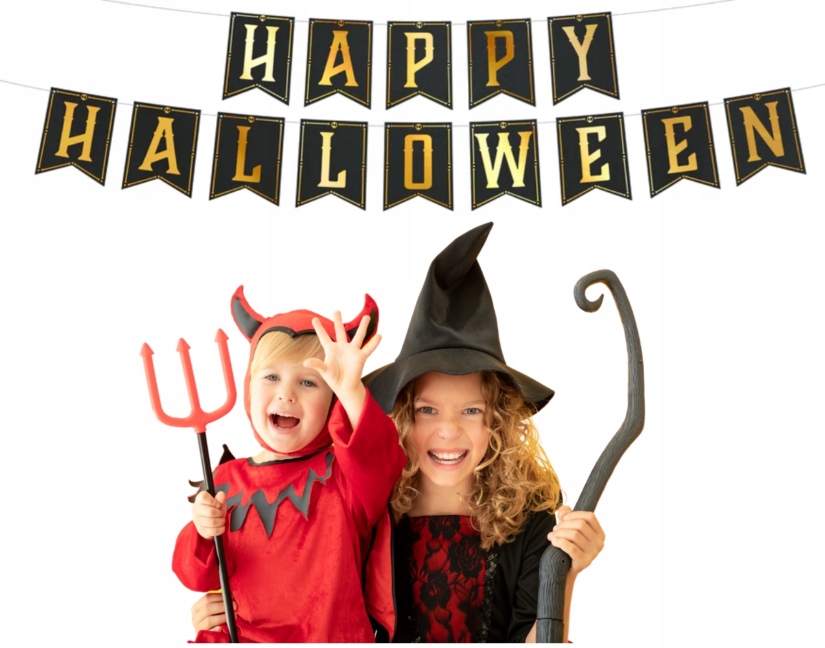 Baner Girlanda papierowa HAPPY HALLOWEEN 250 cm HAL-086