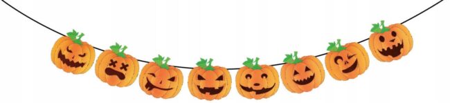 Baner Girlanda Dynie Dynia na Halloween HAL-187