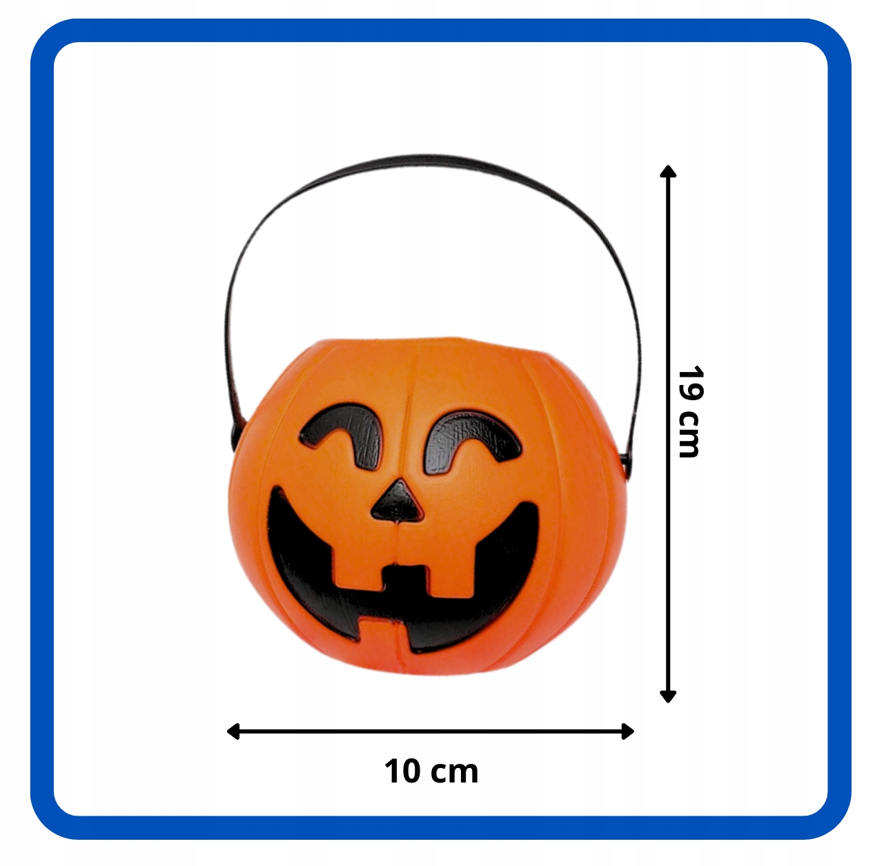 Wiaderko DYNIA Pojemnik na cukierki + Świeczka LED na baterie HALLOWEEN - obrazek 8