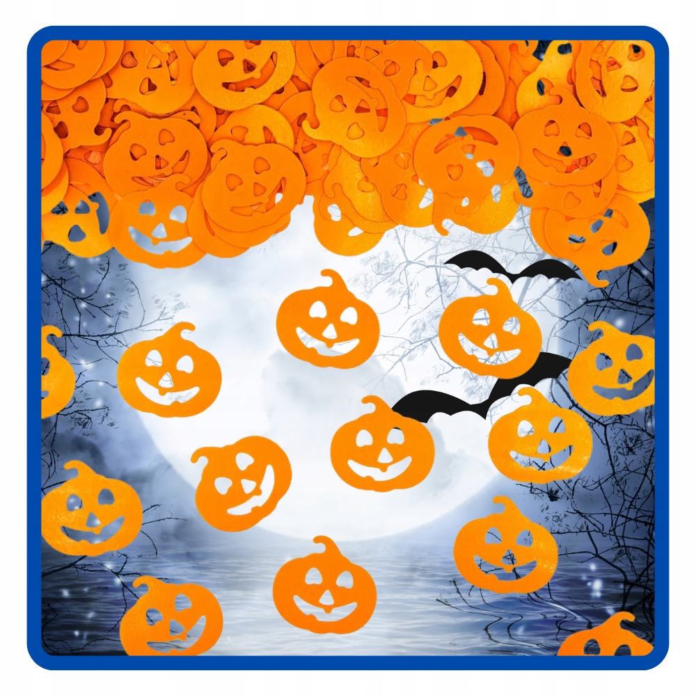 Konfetti foliowe na Halloween Dynia Dynie 15 g HAL-088 - obrazek 4