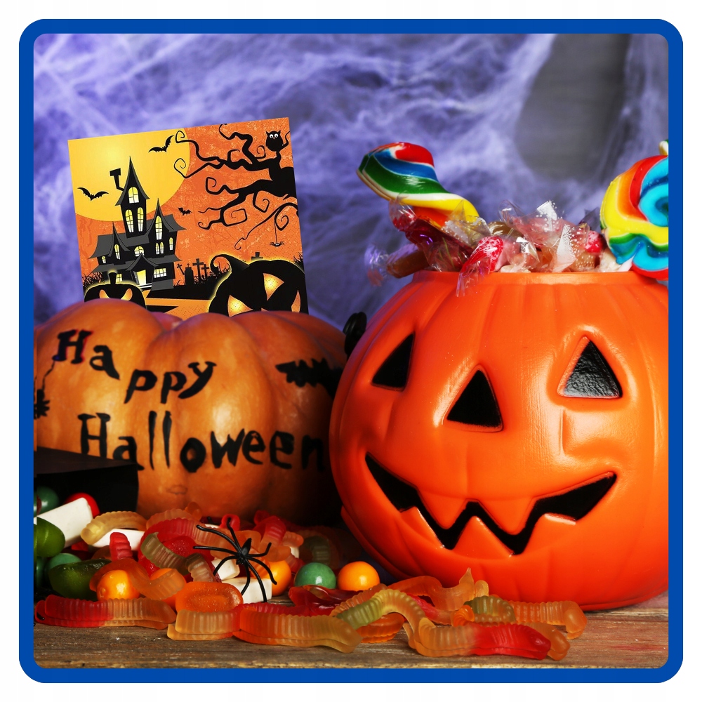 Serwetki papierowe Nawiedzony Dom Halloween 20 sztuk HAL-052 - obrazek 5