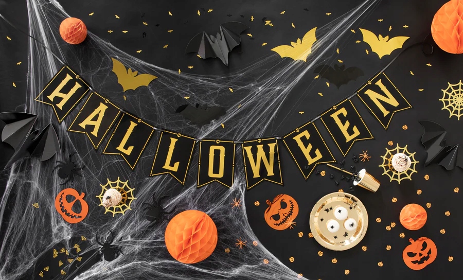 Baner Girlanda papierowa HAPPY HALLOWEEN 250 cm HAL-086 - obrazek 3