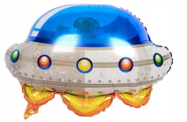 Balon Foliowy Statek Kosmiczny UFO Kosmos Urodziny