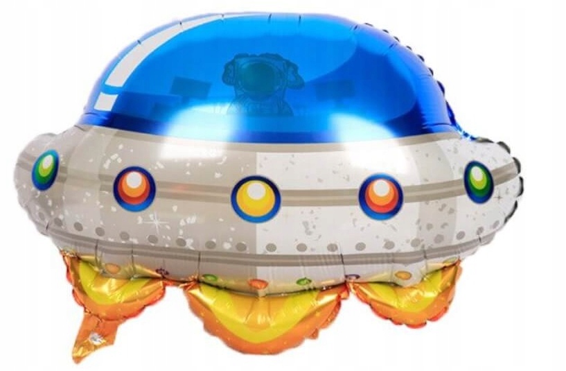 Balon Foliowy Statek Kosmiczny UFO Kosmos Urodziny