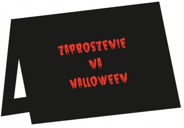 Zaproszenia Na Halloween Krwawe Halloween 6 Sztuk HAL-026