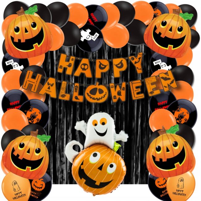 Zestaw balonów na HALLOWEEN baner kurtyna dekoracje HAL-200