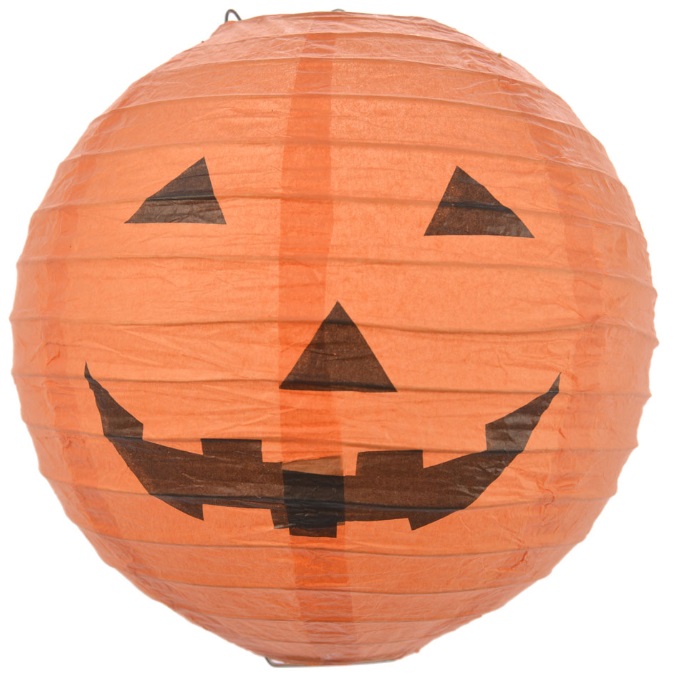 Lampion papierowy z dynią Dynia Halloween Dekoracje HAL-049 - obrazek 2