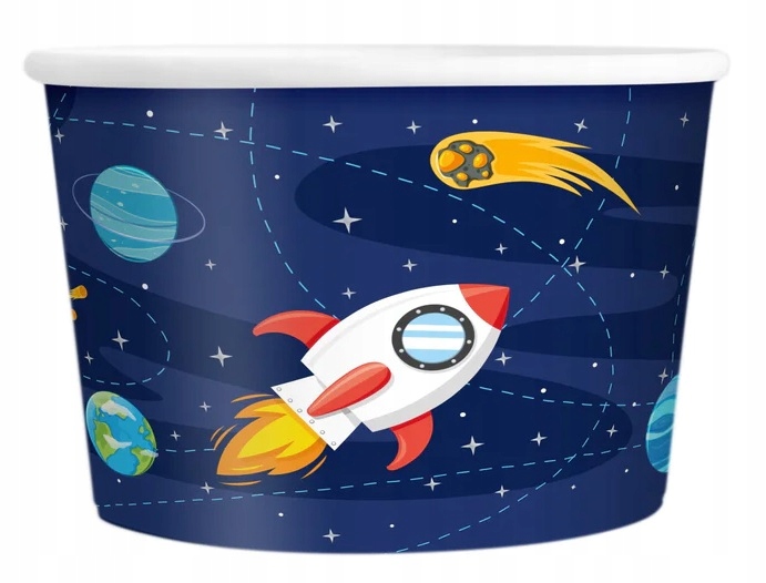 Kubek Kubki na lody Kosmos 6 sztuk Urodziny