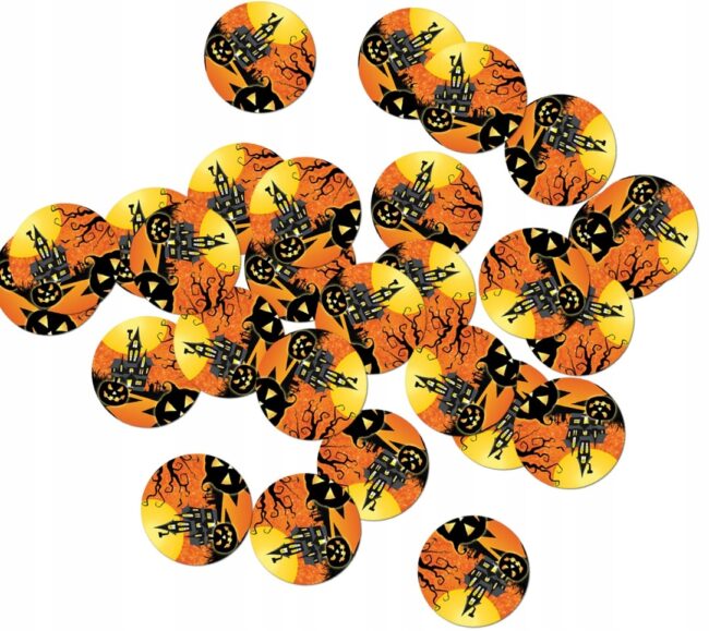 Konfetti papierowe na Halloween ok 36 sztuk HAL-059
