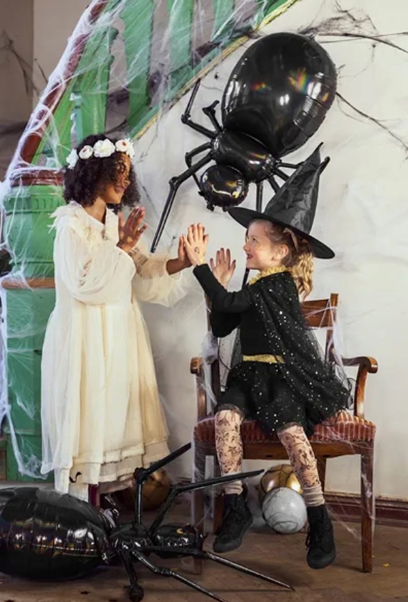 Balon foliowy Czarny Pająk 60x101 cm Halloween HAL-100 - obrazek 4