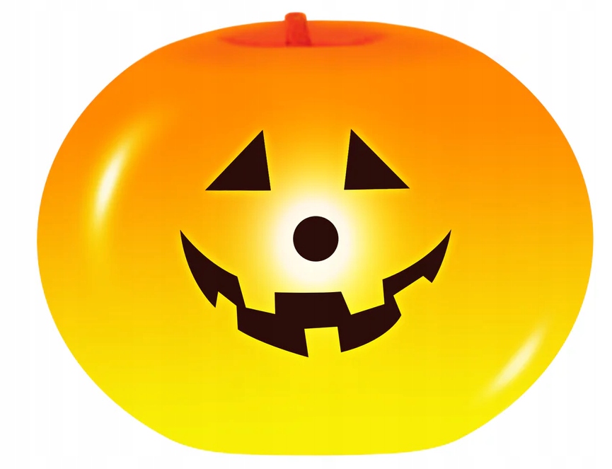 Balony lateksowe świecące ŚWIECĄCA DYNIA na Halloween LED 10 sztuk HAL-148 - obrazek 3