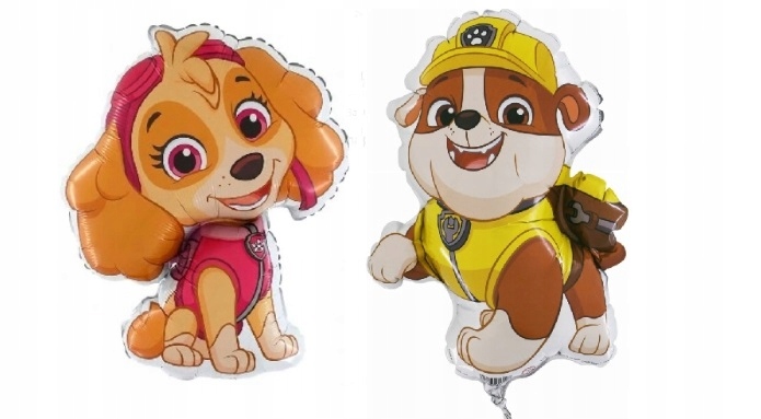 Zestaw Balony Psi Patrol Chase Skye Urodziny Imię - obrazek 4