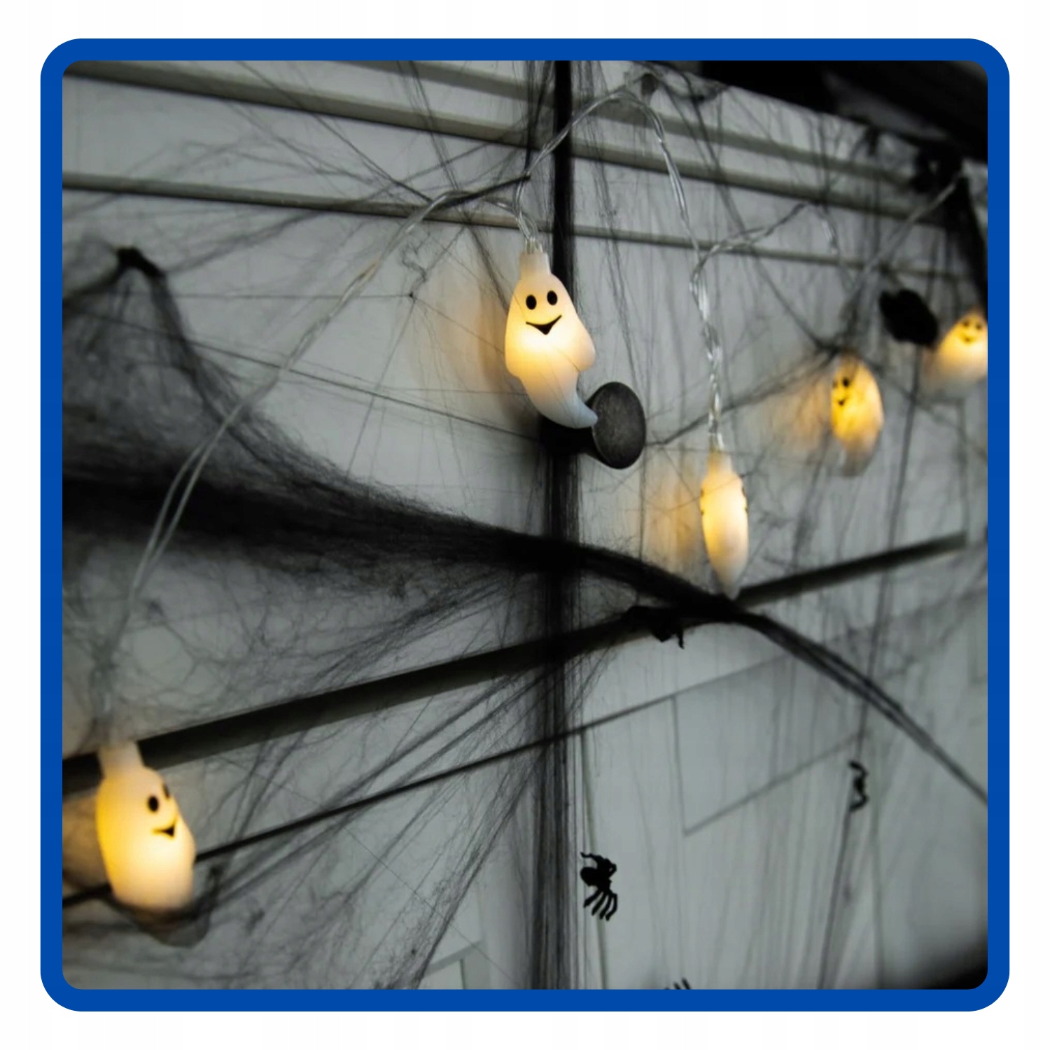Girlanda świetlna lampki LED Duszki Duch 200 cm Halloween HAL-166 - obrazek 8