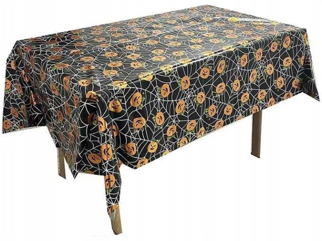 Obrus foliowy na Halloween 137x274 cm Dynia Dynie HAL-155