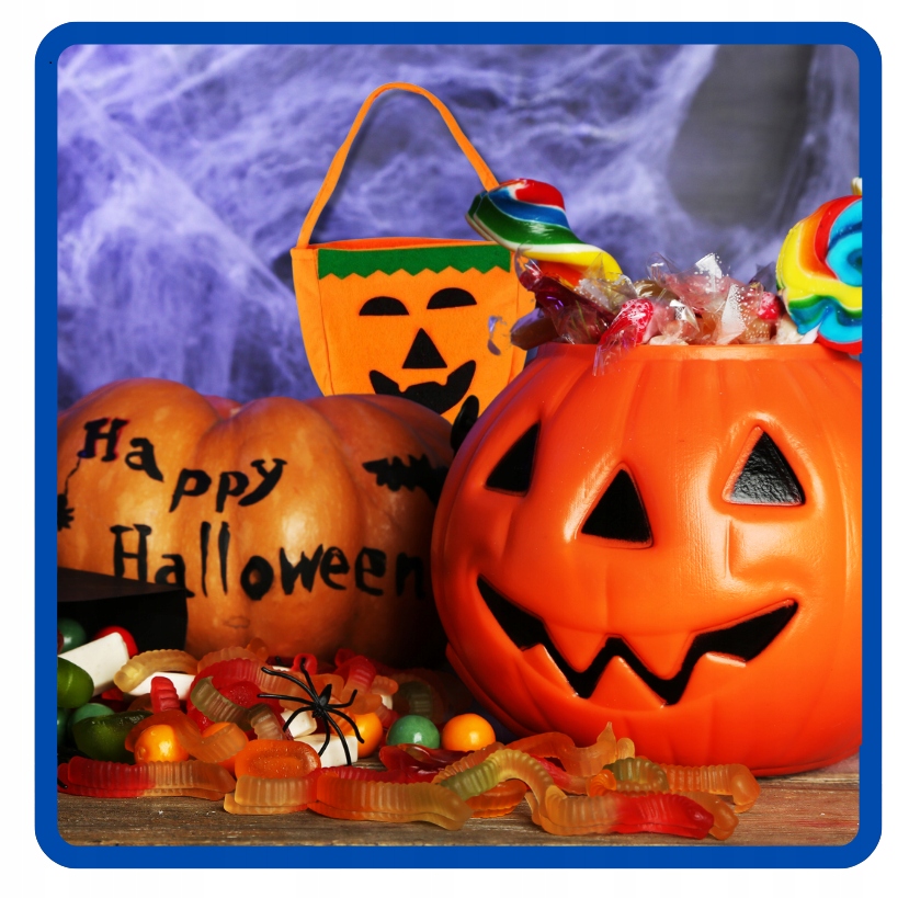 Torebka Koszyczek na cukierki Dynia Halloween 23x20 cm HAL-048 - obrazek 2