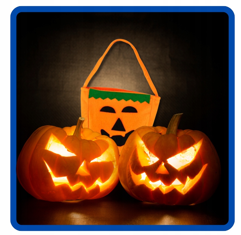 Torebka Koszyczek na cukierki Dynia Halloween 23x20 cm HAL-048 - obrazek 7