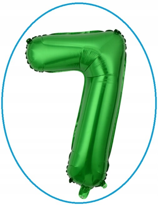 Balony zestaw dekoracyjny 7 Urodziny Piłka Nożna Piłkarz Zestaw 5 balonów - obrazek 2