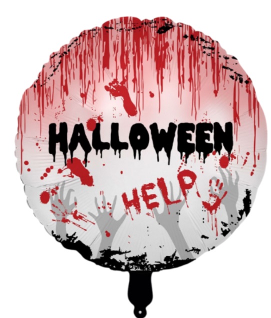 balon halloween Krwawe ślady