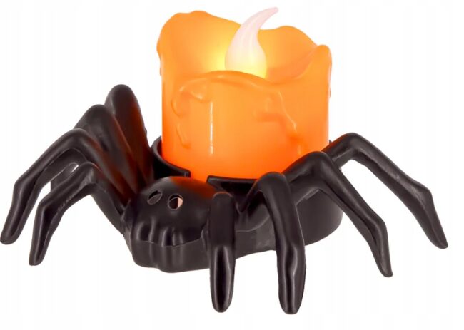 Lampka świecąca Pająk LED na Halloween HAL-235