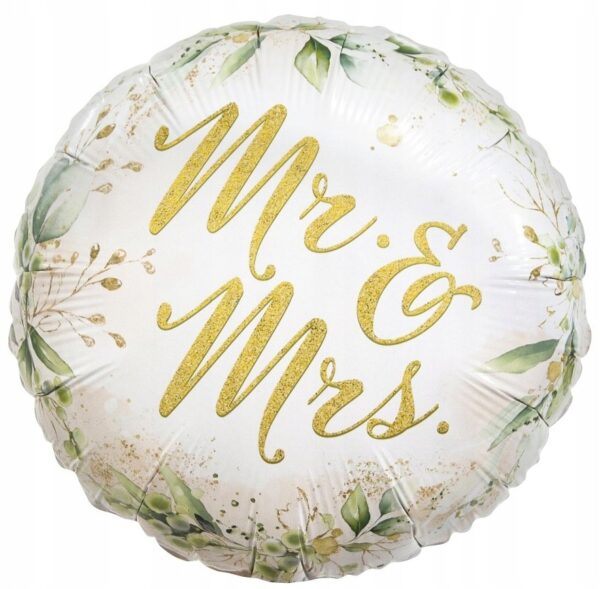 Balon foliowy Mr & Mrs